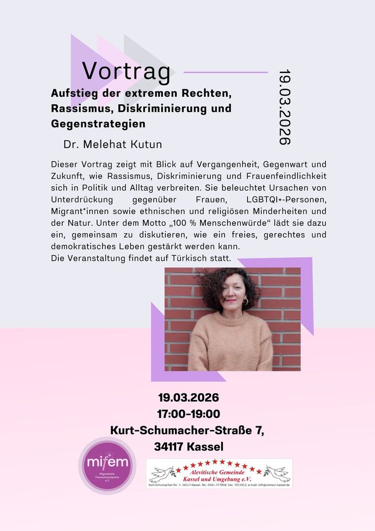 Programmplakat der Internationalen Wochen gegen Rassismus 2026 in Kassel