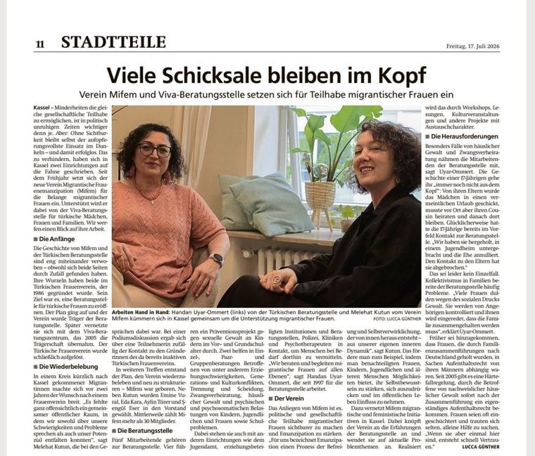 HNA-Artikel: Viele Schicksale bleiben im Kopf